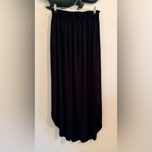 NWOT Zenana Classic Black Maxi Skirt